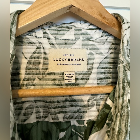 Men’s Green Button Up - Picture 2 of 4